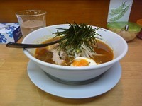 「炙りチャーシューカレーラーメンライス付」@魔女のカレーの写真