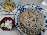 「２枚もり+ごぼう天 480+110円」@大橋やの写真