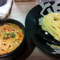 「辛とん 特盛同額 （780円）」@越後つけ麺維新 大井町店の写真