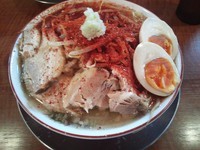 「やんちゃ流ラーメン 750円(クーポンで煮玉子追加)」@らーめん キラリの写真