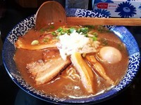 「極・煮干味玉らーめん」@青森煮干し中華そばJIN 綱島店の写真