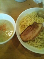 「純系名古屋コーチンのつけ麺（味玉トッピング）」@麺家 喜多楽の写真