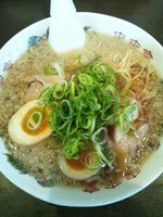 「ラーメン（味玉トッピング）」@来来亭 可児店の写真