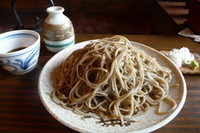 「せいろ　大盛」@手打そば 松扇 いやしの里店の写真