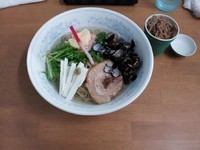 「葉月の一杯　冷し有楽蕎麦　冷やし茶碗蒸し付き」@MENYA 食い味の道有楽の写真