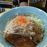 「まぜそば（850円）」@ラーメン慶次郎 亀戸店の写真