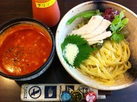 「冷しトマトつけ麺(並)※夏季限定1日12食」@つけそば 麺彩房 五反田店の写真