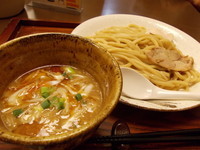 「赤髭くそ坊主の担々つけ麺（金・日限定）」@麺屋桜木の写真