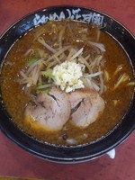 「（期間限定）ブラックモンスター　７２０円」@らあめん花月嵐 習志野店の写真