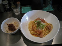 「汁なし担々麺（大盛・２辛）：880円」@紅蠍の写真