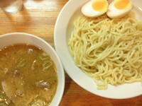 「つけそば+醤油玉子+玉ネギ　「580円+80円+10円」」@麺 髙はしの写真