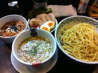 「豚鴨つけそば特製(A)」@中華そば 多賀野の写真