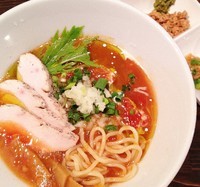 「夏・体験物語冷しトマト軍鶏800円」@麺や 蒼 AOIの写真