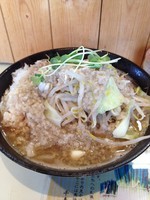 「濃厚にぼし並（麺量２００ｇ）６５０円」@にぼ次郎の写真