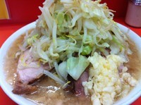 「小ラーメン（ヤサイ、ニンニク）」@ラーメン二郎 神田神保町店の写真
