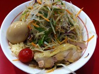 「冷やし中華(ニンニク) (680円) (+味玉)」@千里眼の写真