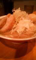 「ミニラーメン（サービス）味玉も」@豚星。の写真