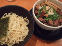 「スタミナつけ麺（小）」@つけ麺マン 本店の写真