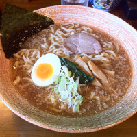 「太麺中華」@自家製麺屋 やま屋の写真