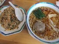 「支那そば肉チャーハンセット1150円」@大喜の写真