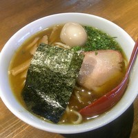 「鶏油(醤油・チャーシュー選択/炭焼き ）＋味付玉子」@喜元門 本店の写真