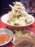 「豚冷やし中華＋大盛り」@千里眼の写真