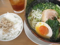 「さっぱり煮干しそば（雑魚飯付）　「1,000円」」@MENYA 食い味の道有楽の写真