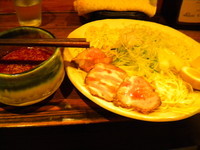 「つけ麺 1.5玉　5辛　　950円！」@広島つけ麺 ぶちうま 新宿御苑店の写真