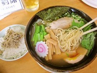 「さっぱり煮干しそば＋雑魚飯セット　1000円」@MENYA 食い味の道有楽の写真