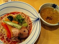 「【限定】小麦と夏野菜香る味噌つけそば 880」@饗 くろ㐂の写真