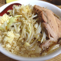 「へーちゃんラーメン¥650  ニンニクマシマシ、アブラ、カラメ」@へーちゃんラーメンの写真