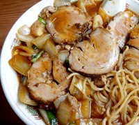 「アリランチャーシュー中、辛目（950円）」@アリランらあめん 八平の写真