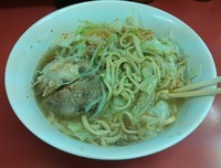 「小豚ラーメン（麺少なめ）＋ニンニク」@ラーメン二郎 ひばりヶ丘駅前店の写真