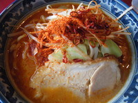 「辛ネギ味噌らぅめん800円」@本格信州味噌らうめん専門店 麺匠 佐蔵 長野店の写真