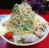 「冷やし中華・大（780円）」@千里眼の写真