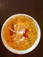 「ゴマ香るさっぱりトマトのピリ辛ラーメン」@なごみやの写真