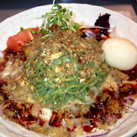 「豆乳仕立ての冷し担々麺¥800＋味玉¥80＋ライス¥100」@中華蕎麦 瑞山（ZUIZAN）の写真