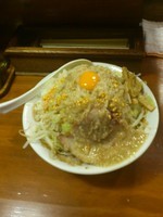 「塩油めん 卵+野菜+もやし(800円)」@らーめん kaeruの写真