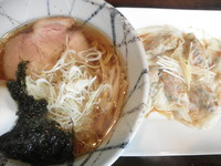 「らぁ麺＋皿ワンタン（小）　「630円＋100円」」@麺工房HIRAMAの写真