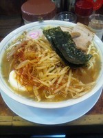 「中華そば＋辛もやし」@東池袋大勝軒 神奈川新町店の写真