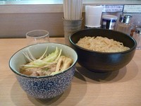 「つけ麺　天日塩味」@小麦と肉 桃の木の写真