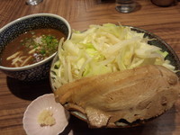 「カレーつけめん（ヤサイ大盛＋ニンニク別皿）」@ラーメン燈郎の写真