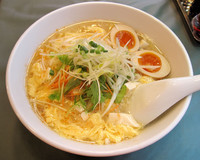 「味玉塩サンラー」@酸辛麺専門店 一の写真