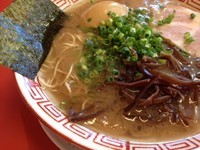 「らーめん（バリカタ・味玉）」@博多長浜らーめん もりやの写真