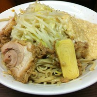 「【限定】冷やし中華･大（700円）ヤサイニンニクアレ」@ラーメン二郎 横浜関内店の写真