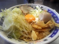 「油そば（麺少なめ）￥850」@らーめん大 蒲田店の写真