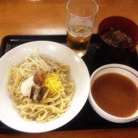 「夏の冷やしトロロつけめん（ゴマだれ）￥５９０＋じゃこ飯＋生」@長崎ちゃんぽん リンガーハット 川越広栄店の写真