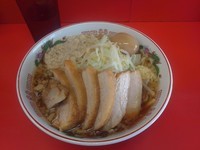 「ラーメン+チャーシュー+味玉」@赤ひげラーメンの写真