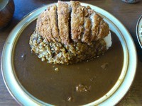 「メンチカツカレー（大盛）\730」@キッチン南海 蔵前店の写真