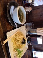 「塩つけめん・麺固め（750円）」@<真>卓朗商店の写真